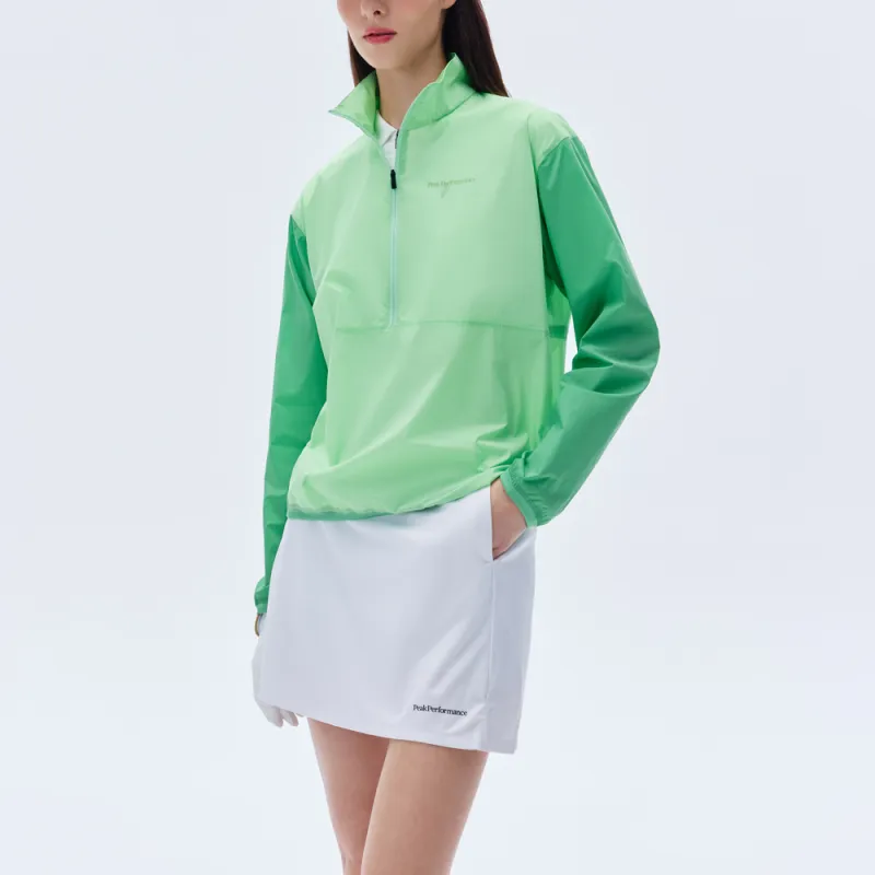 PEAK PERFORMANCE SS25 WIND CREW Sweatshirt Women's Dynamic Green/Midsummer Green-6