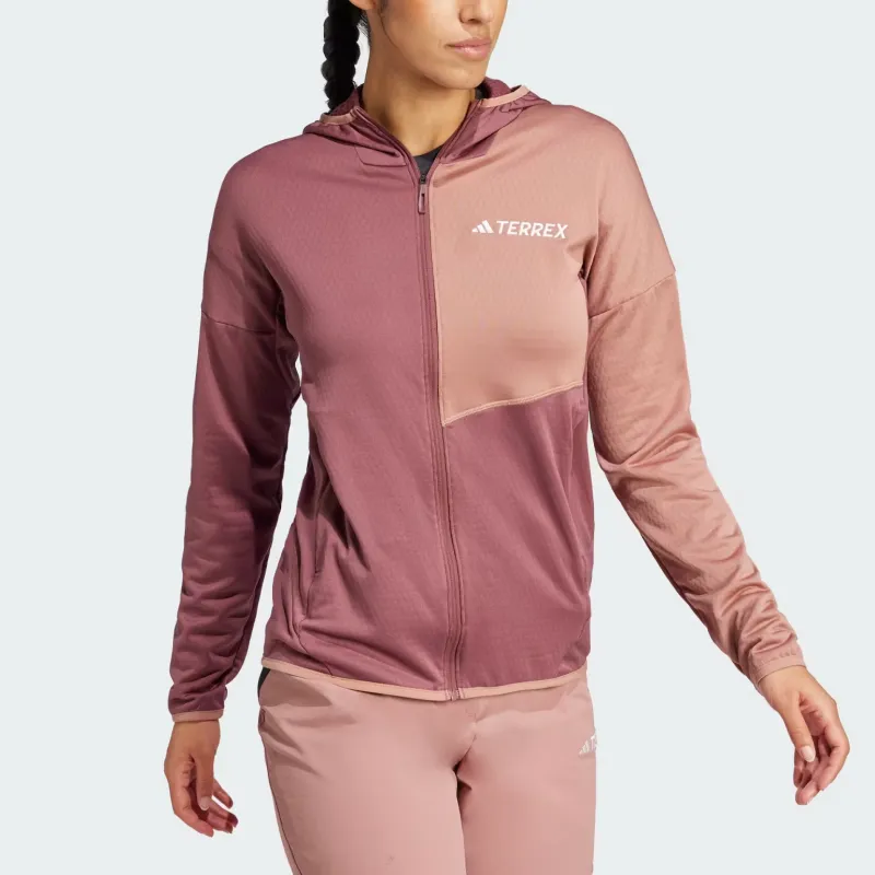 Adidas Free Shipping With AdiClub Terrex Xperior Climawarm Light Fleece Hooded Jacket-2