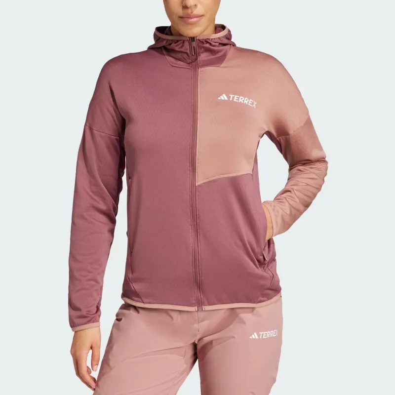 Adidas Free Shipping With AdiClub Terrex Xperior Climawarm Light Fleece Hooded Jacket-1