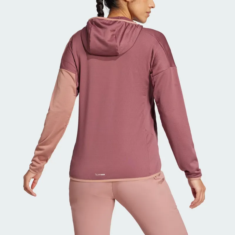 Adidas Free Shipping With AdiClub Terrex Xperior Climawarm Light Fleece Hooded Jacket-3
