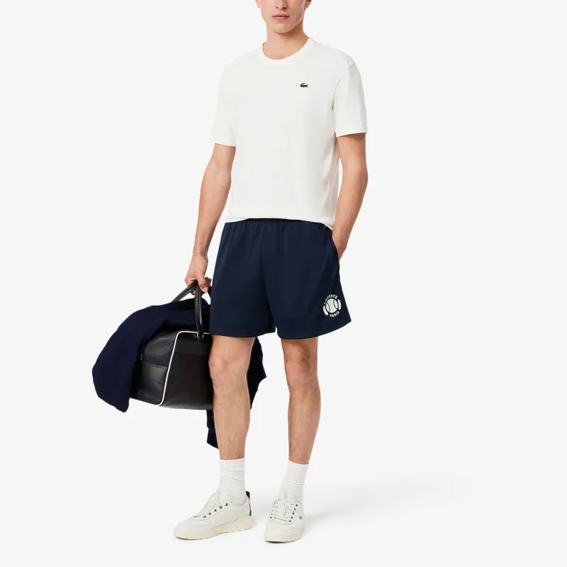 LACOSTE 3D print Fleece Shorts-2