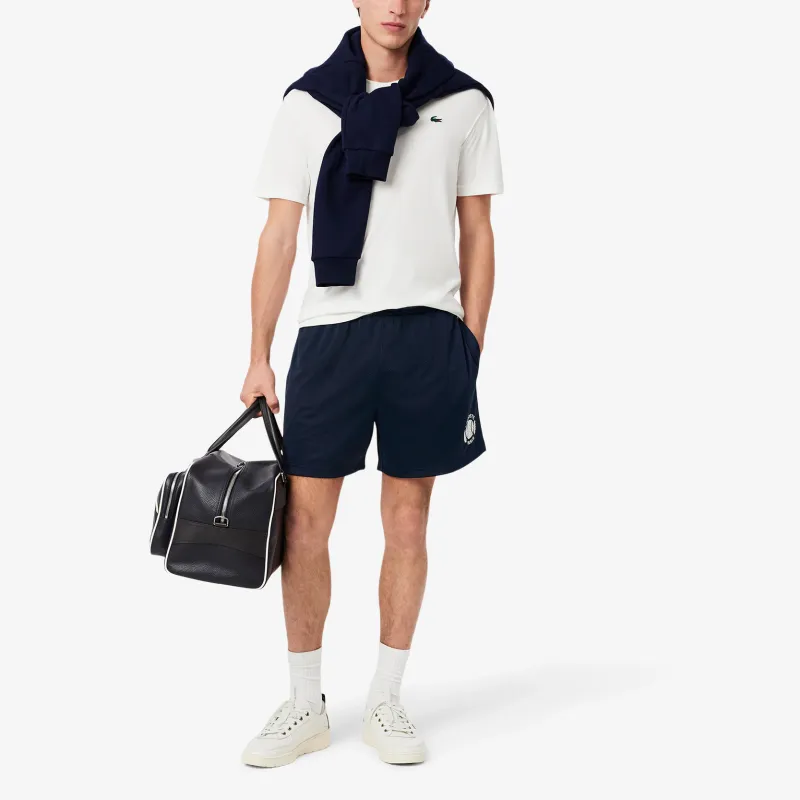 LACOSTE 3D print Fleece Shorts-3