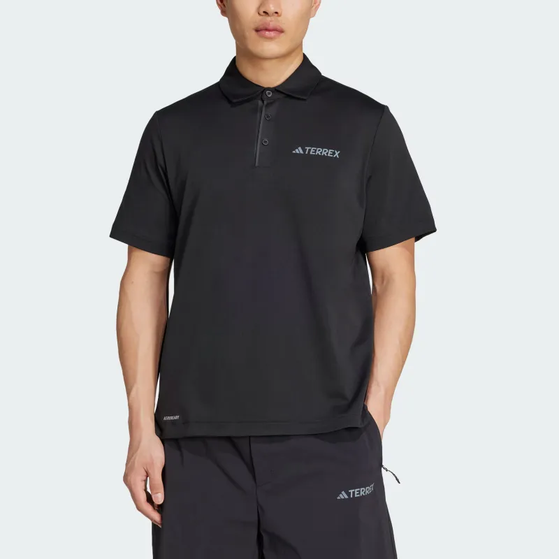 Adidas TerrexAEROREADY Polo Shirt Men's Black-2