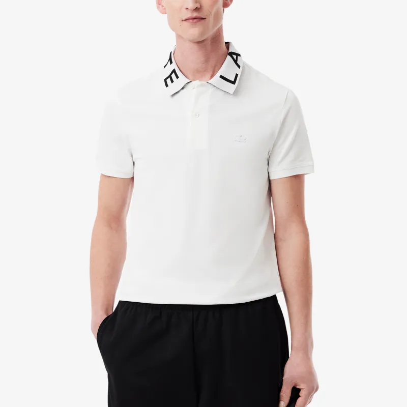 LACOSTE Jacquard logo Polo Shirt-8