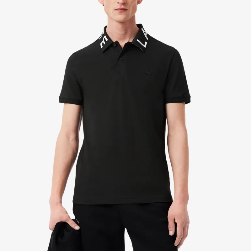LACOSTE Jacquard logo Polo Shirt-2