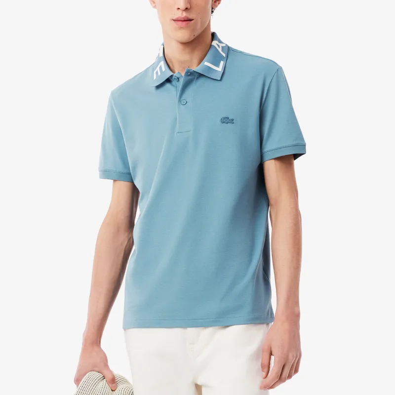 LACOSTE Jacquard logo Polo Shirt-5