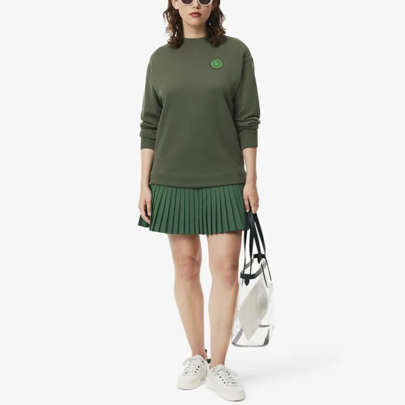 LACOSTE Pleated Sweatshirt Dress-1