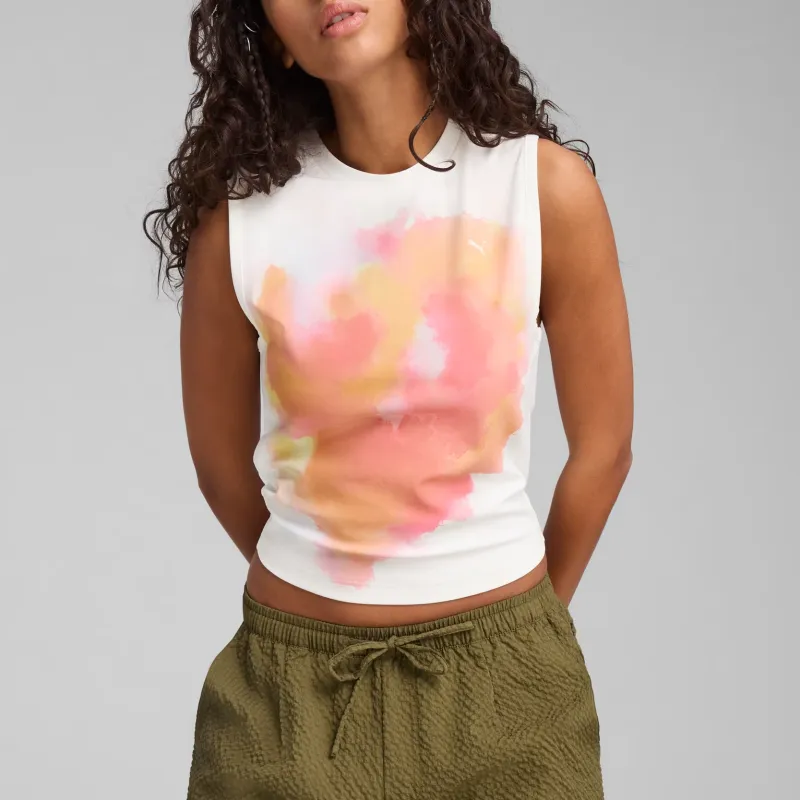 PUMA Playera Sin Mangas Estampada Yona Para Mujer-3