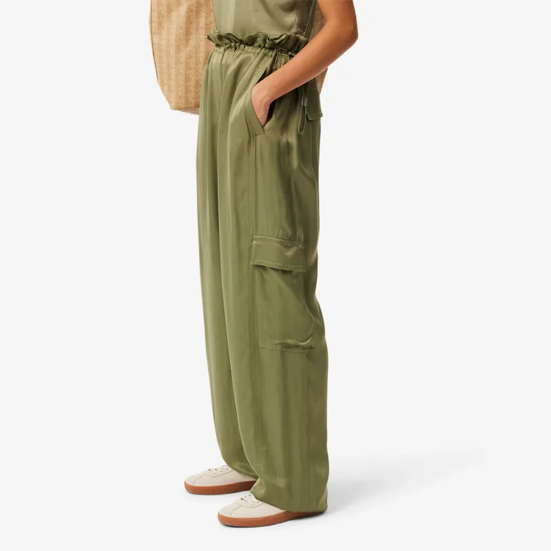 LACOSTE Satin Cargo Pants-4