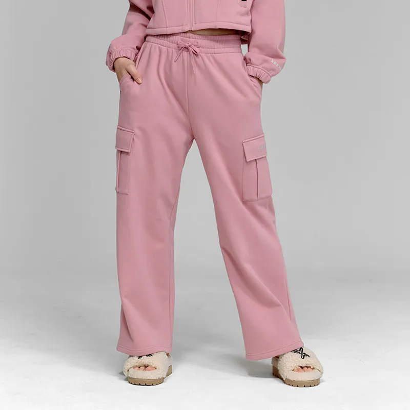 XEXYMIX Cargo Pants Women's Dusty Pink-1