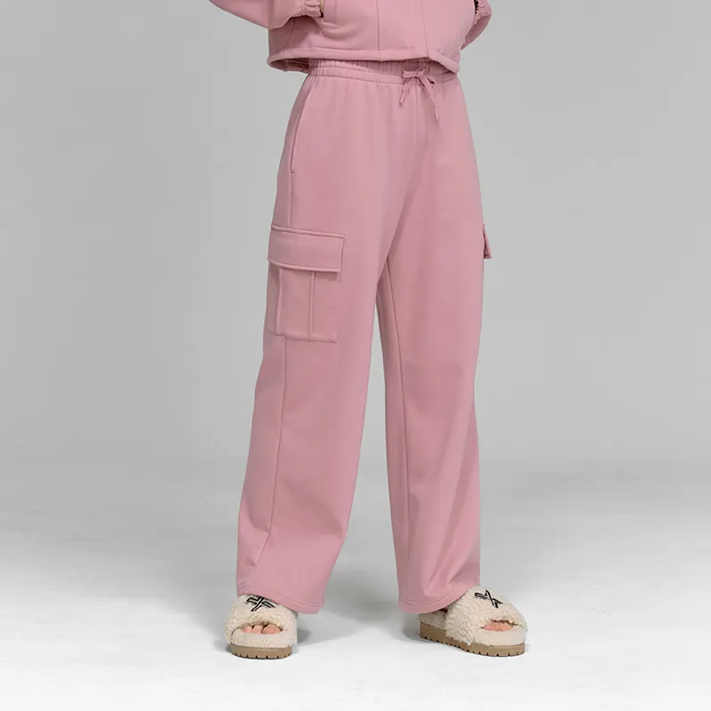 XEXYMIX Cargo Pants Women's Dusty Pink-3