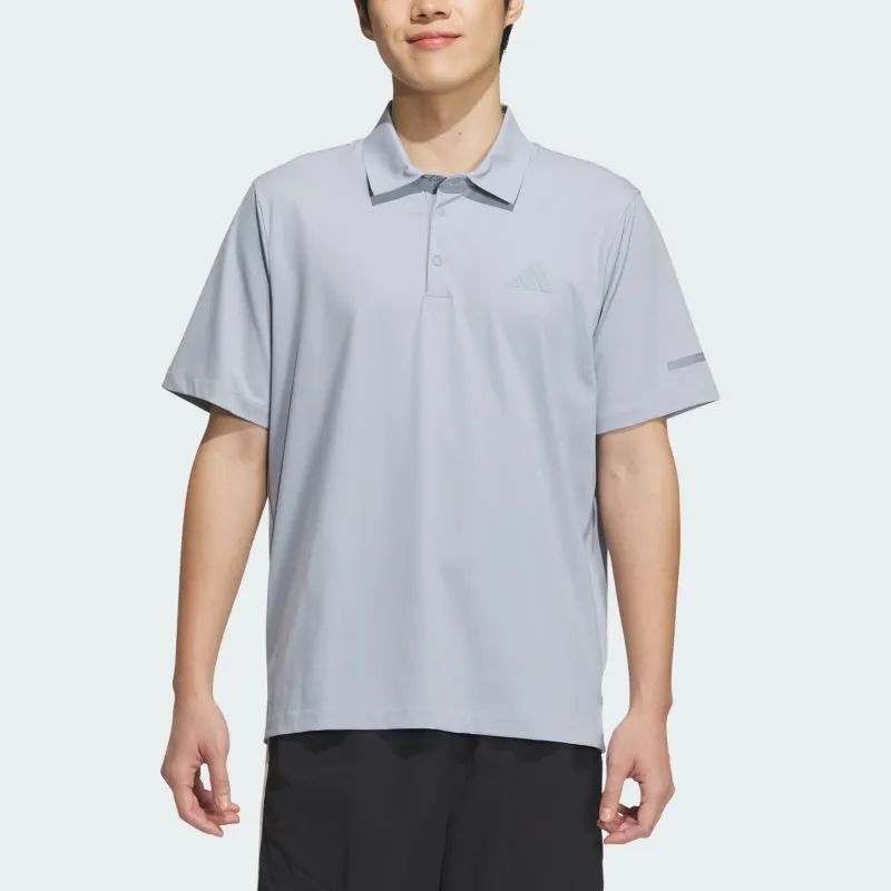 Adidas Polo Shirt Men's Silver Gray-1
