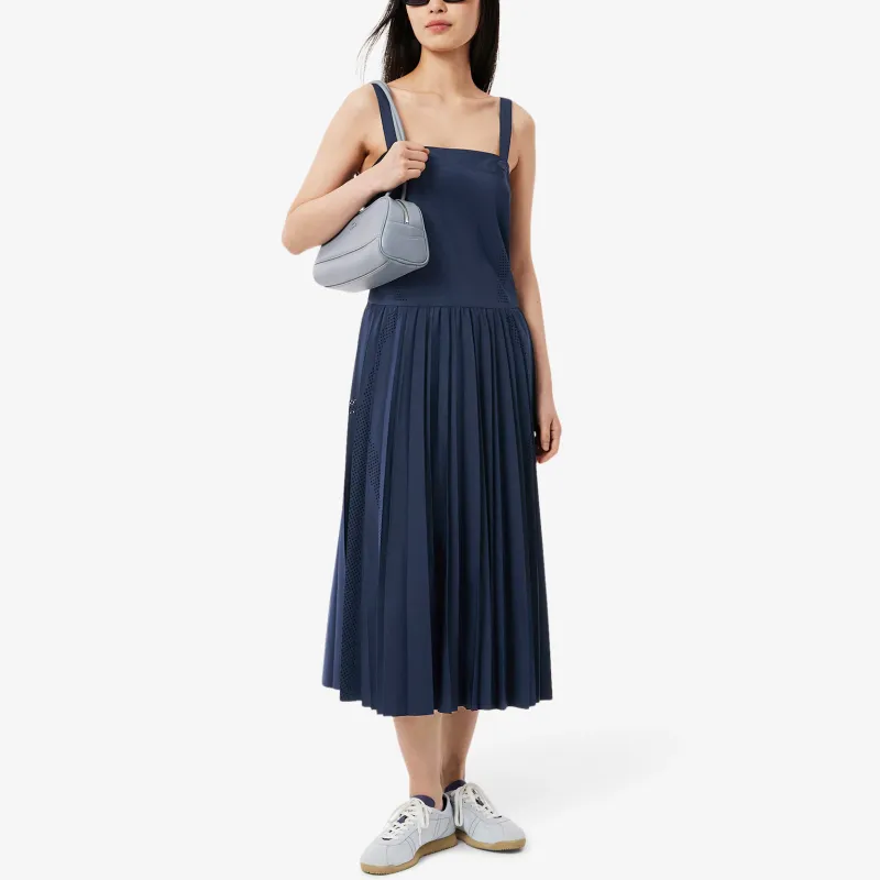 LACOSTE Slip Dress Women's 166/Navy Blue-3