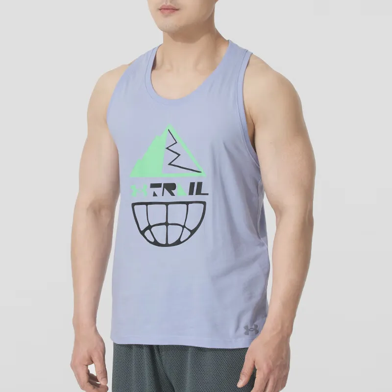 Under Armour Tank Top Men's Light Blue Purple-3