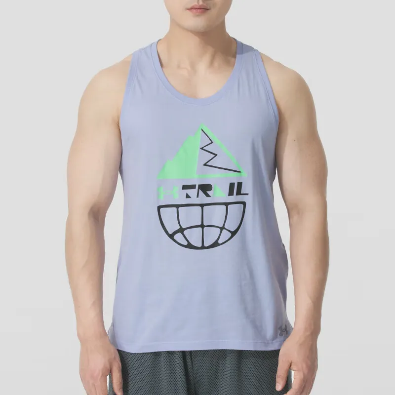 Under Armour Tank Top Men's Light Blue Purple-2