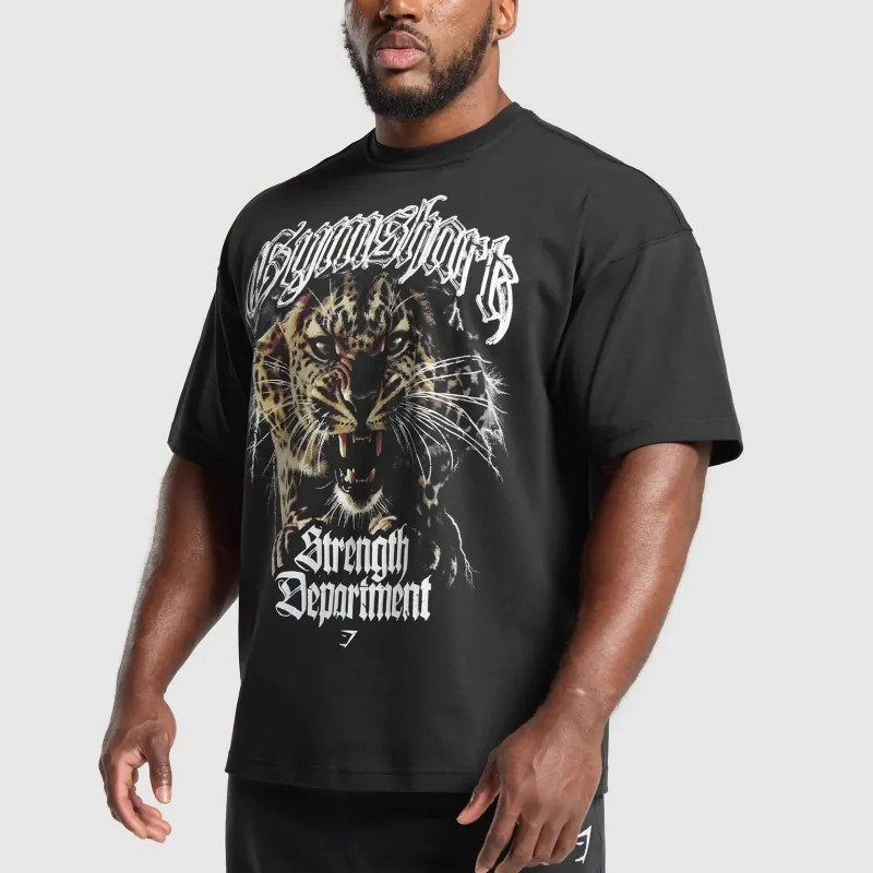 GYMSHARK Strength Department Animal T Shirt Men's-4