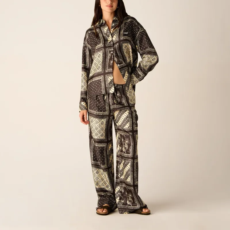 KITH SS25 Siena Batik Print Shirt Women's-2