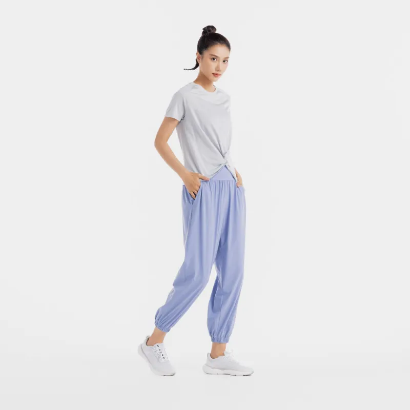 DECATHLON Raglan Sleeve T Shirt Women's Silver Gray-2