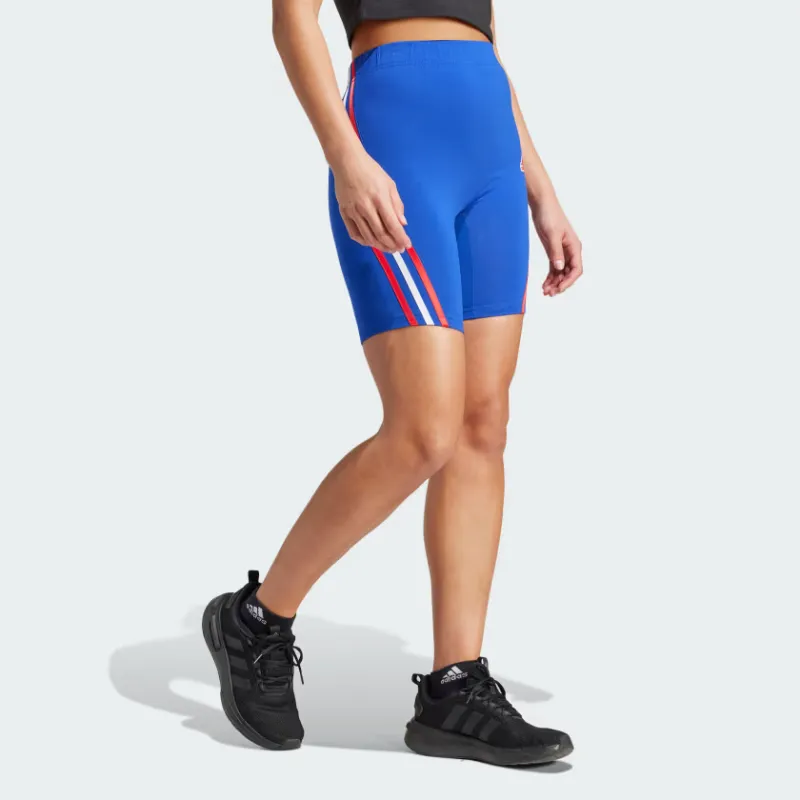 Adidas Free Shipping With AdiClub Future Icons 3 Stripes Biker Shorts-3