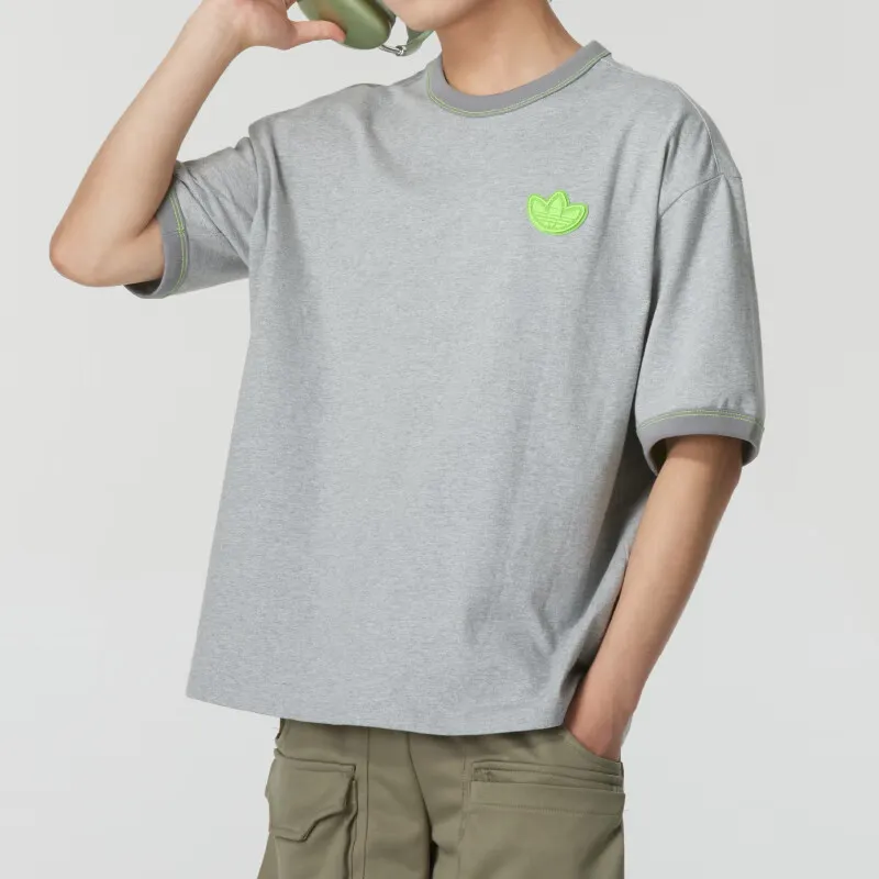 Adidas Originals T Shirt Men's Gray-2