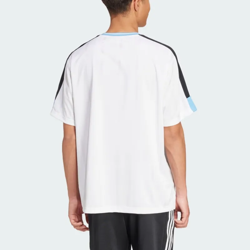 Adidas T Shirts Men White-1