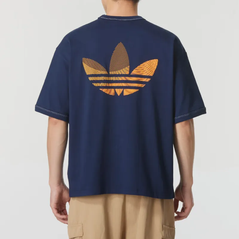 Adidas Originals T Shirt Men's Navy Blue-3