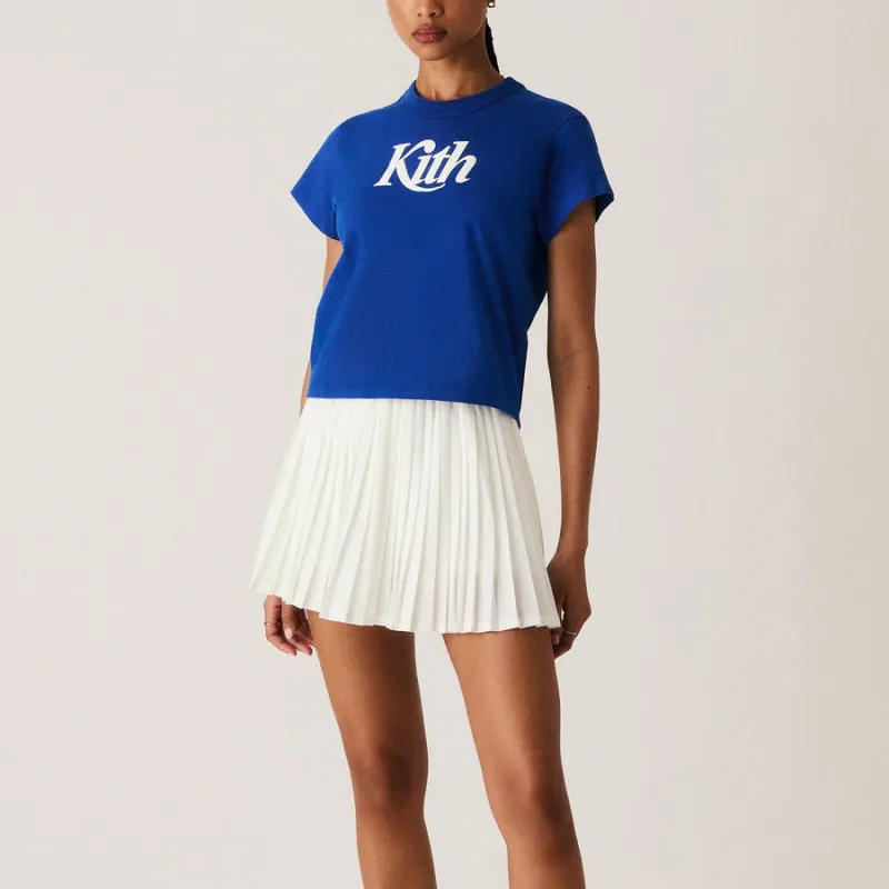 KITH Women's Swash Logo Mulberry Vintage Tee Laguna-2
