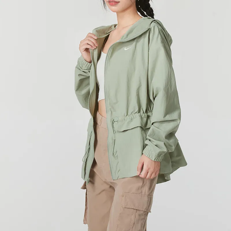 Nike Oversize Jackets Coats Women's Green-5