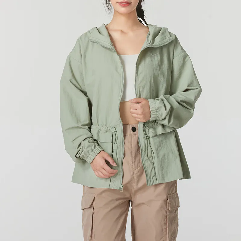 Nike Oversize Jackets Coats Women's Green-2