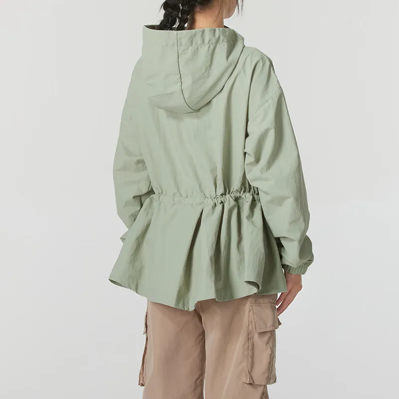 Nike Oversize Jackets Coats Women's Green-4