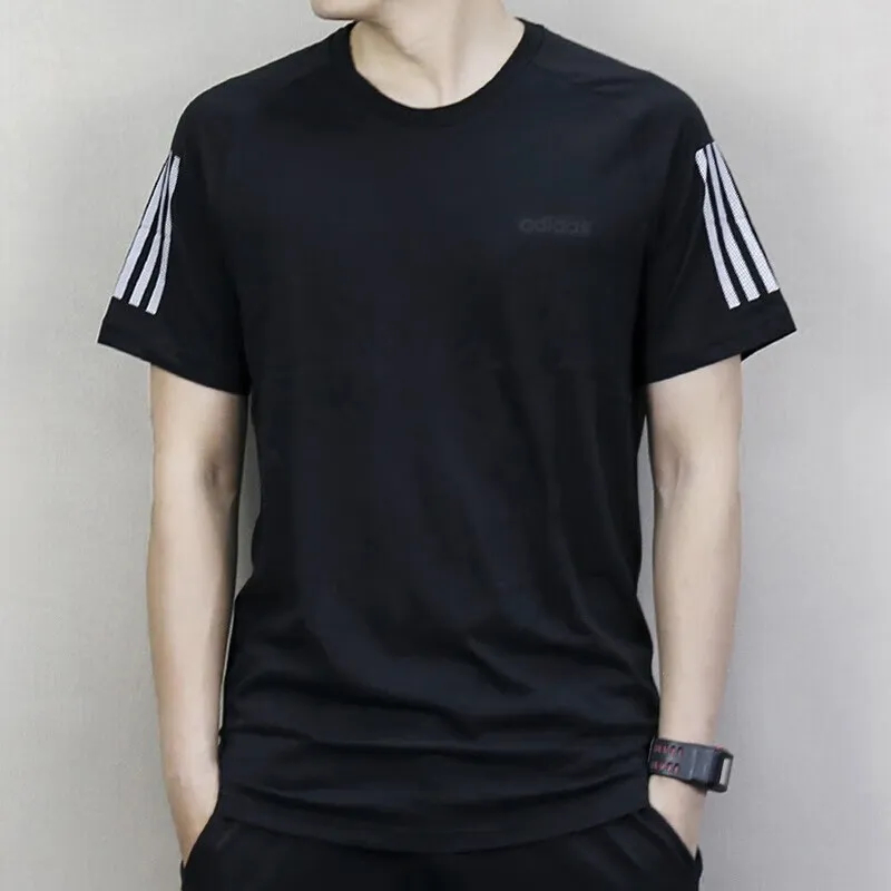 Adidas Raglan Sleeve T-Shirt Men's Black-2