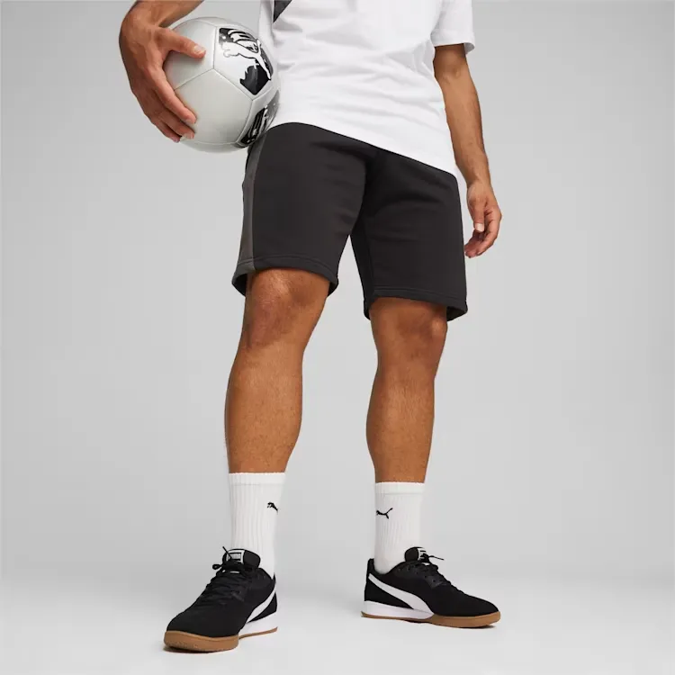 PUMA King Pro SS24 Football Sweat Shorts Soccer Bottom Men's Black Gray-2