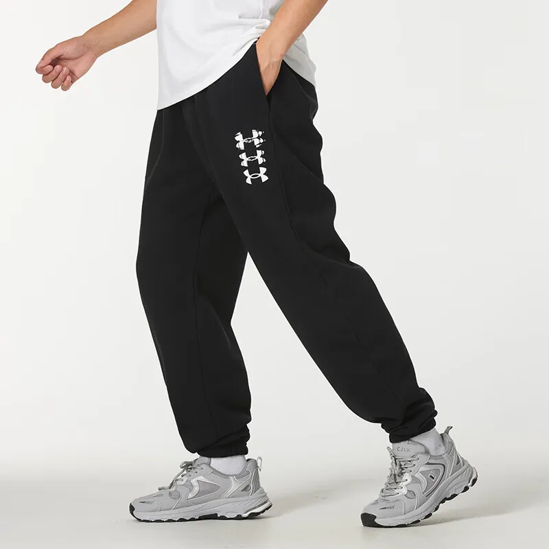 Under Armour Essential Casual Pants Men's Black-4