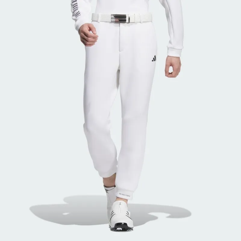 Adidas AEROREADY Knitted Sweatpants Men's White-1