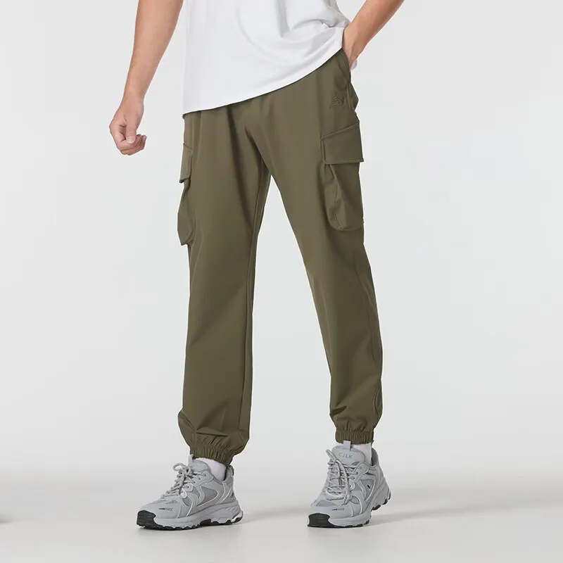 New Balance Casual Pants Men's Green-5