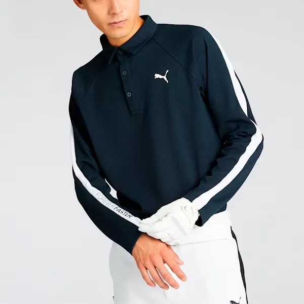 PUMA Golf PF Polo Shirt Men's Black-3
