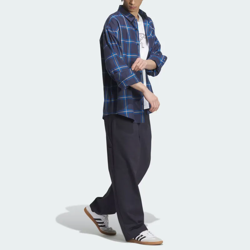 Adidas Originals CITY SKATE FW24 Shirt Men Trace Blue/Urui Blue-3