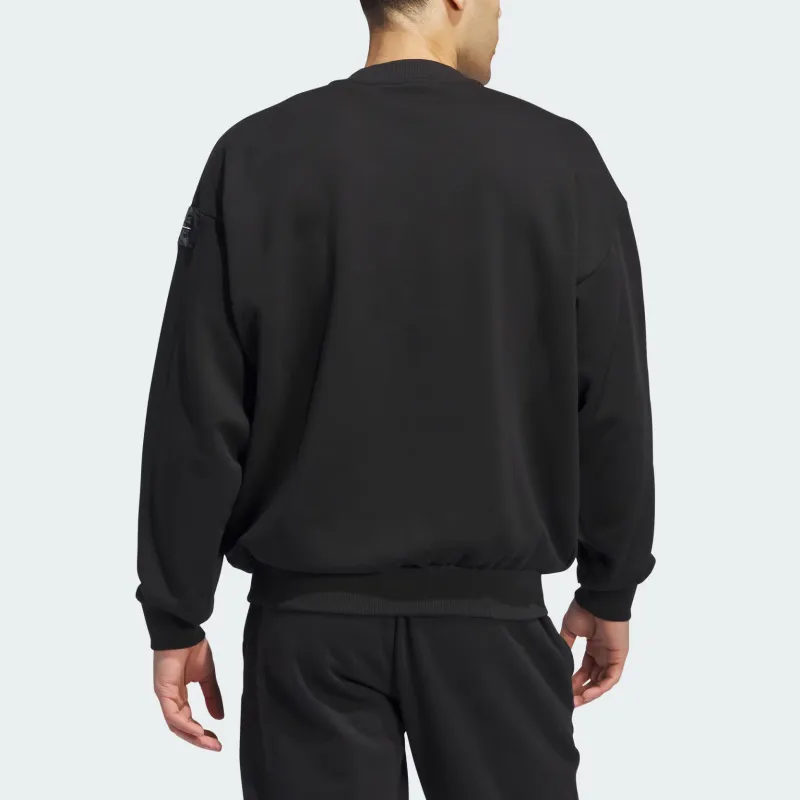 Adidas Free Shipping With AdiClub Anthony Edwards 1 Foundation Crew Sweatshirt-2