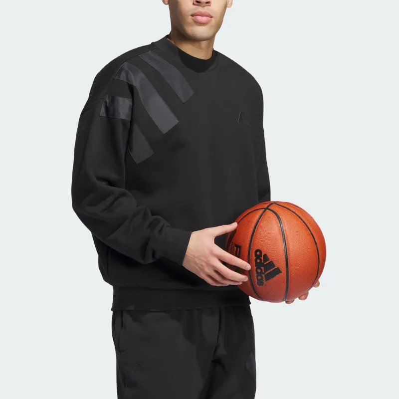 Adidas Free Shipping With AdiClub Anthony Edwards 1 Foundation Crew Sweatshirt-1