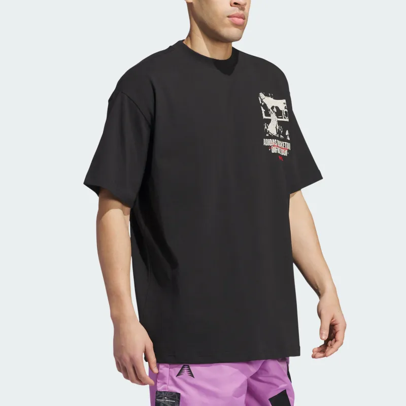 Adidas Free Shipping With AdiClub Anthony Edwards Graphic Tee-2