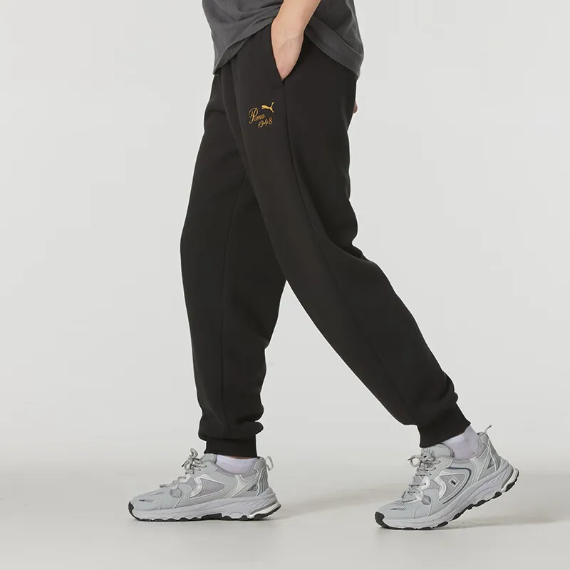 PUMA Casual Pants Unisex Black-5