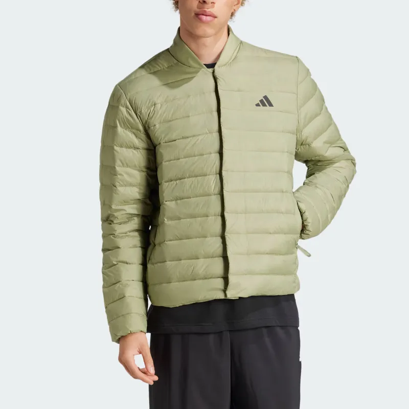 Adidas LITE DOWN Jackets Coats Men's Tent Green-3
