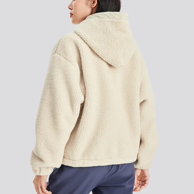 Skechers Sports Alliance Series Velvet feel Coat Women's Light Brown-5