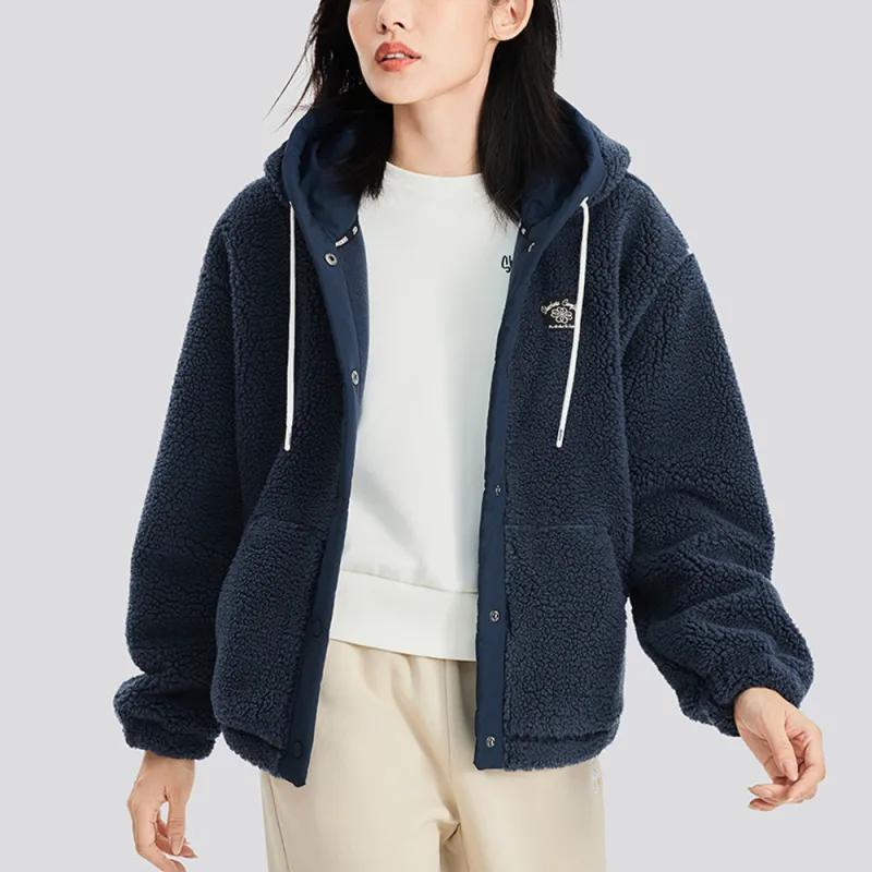 Skechers Sports Alliance Series Velvet feel Coat Women's Eclipse Blue-2