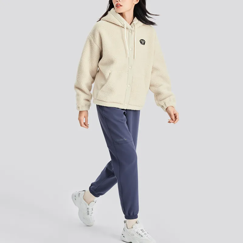 Skechers Sports Alliance Series Velvet feel Coat Women's Light Brown-2