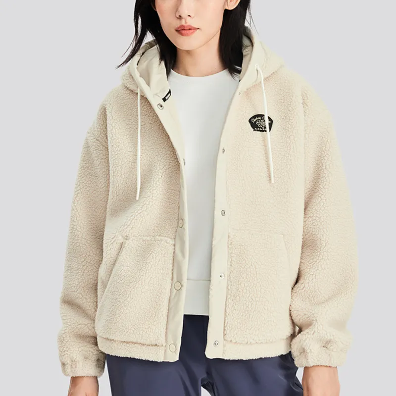 Skechers Sports Alliance Series Velvet feel Coat Women's Light Brown-3