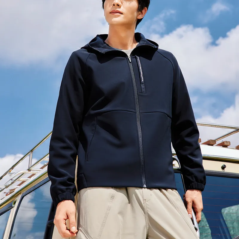 Skechers Basic Sports Series Jackets Coats Men's Carbon Black-2