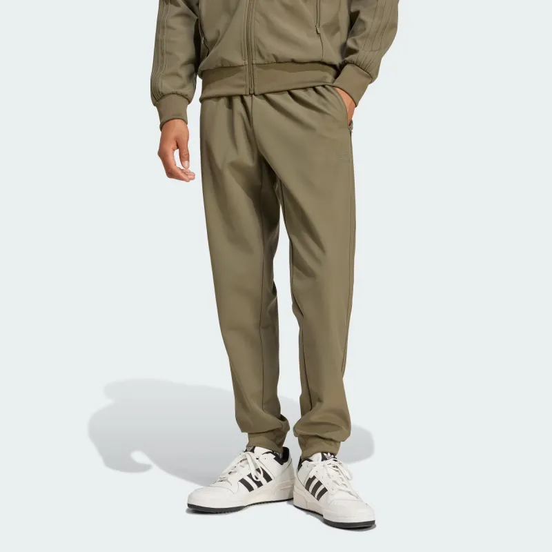 Adidas Originals SST TRACKadidas Originals Tracksuit Collection Bonded Knitted Sports Pants Men's Olive-1