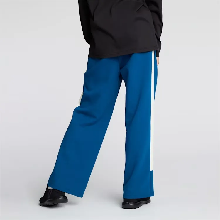 PUMA CORE HERITAGE Knitted Sweatpants Women's Blue-3