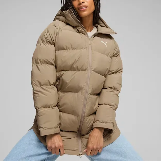 PUMA Monomaterial Parka Women's Puffer Jacket Women's Oak Branch-2